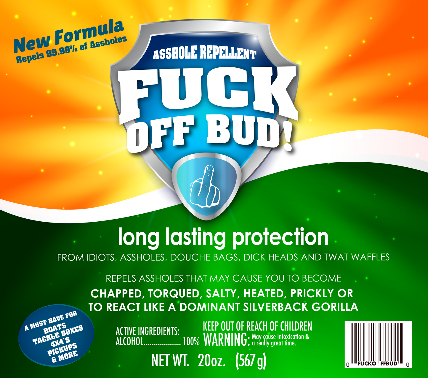 Tumbler 20 oz Asshole Repellent