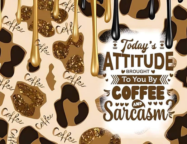 Tumbler 20 oz Coffee Attitude