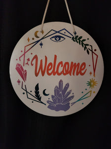 Metal sign - Welcome