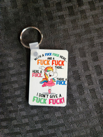 Unicorn keychain