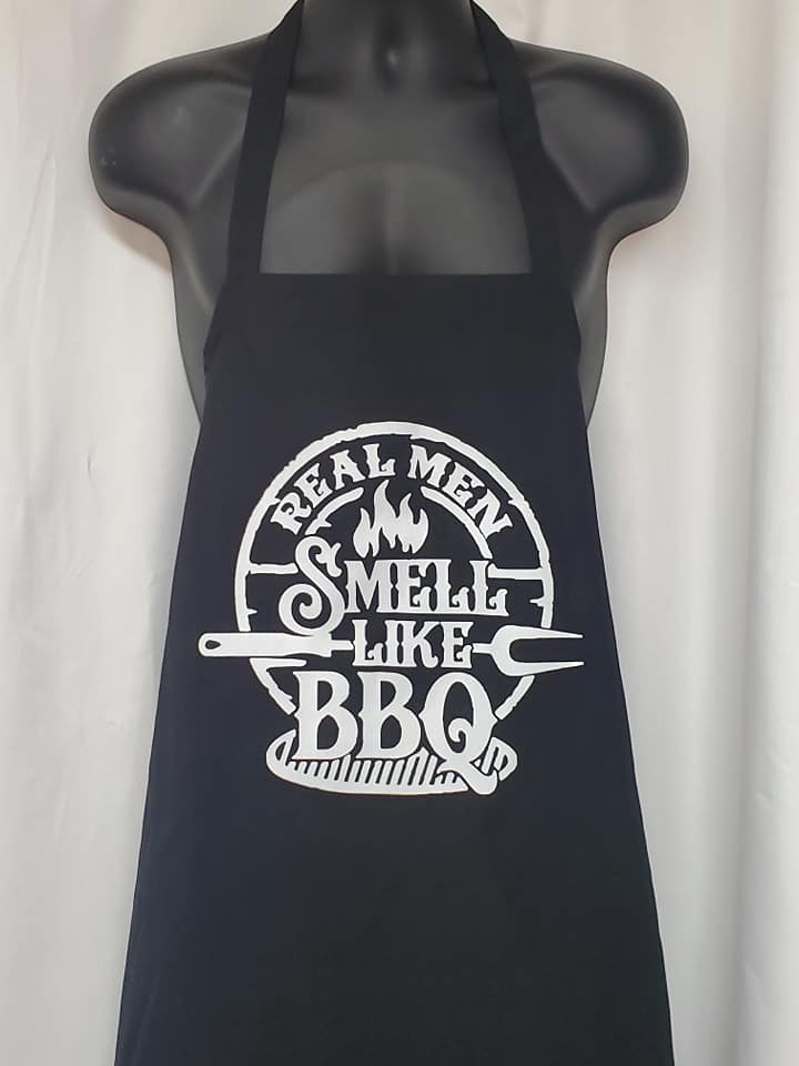Apron - Real Men Smell Like BBQ