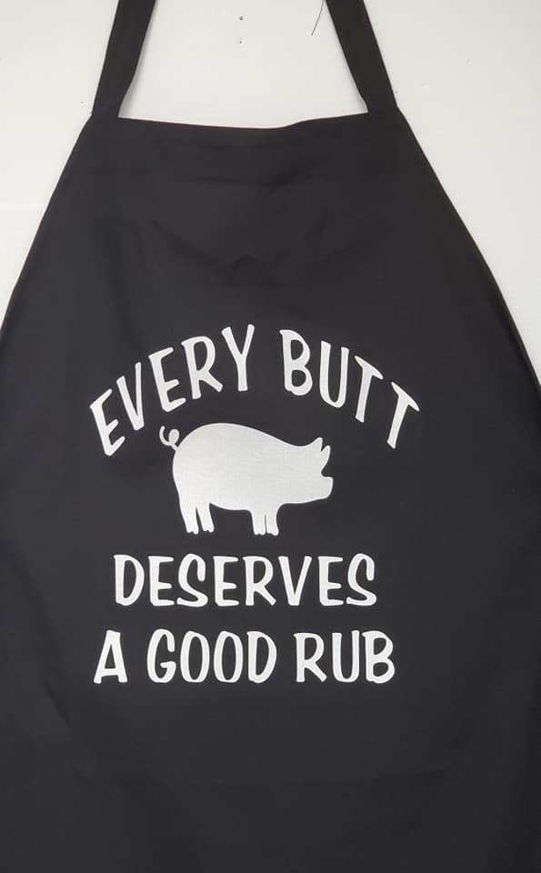 Apron Black - Every Butt Deserves a Good Rub