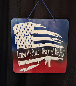Metal sign - United We Stand