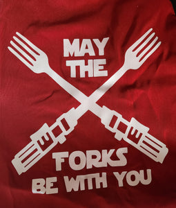 Apron Red - Forks